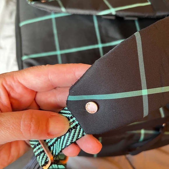 Lululemon Pack To Reality Backpack. Navy, green and rose gold - Picture 3 of 7